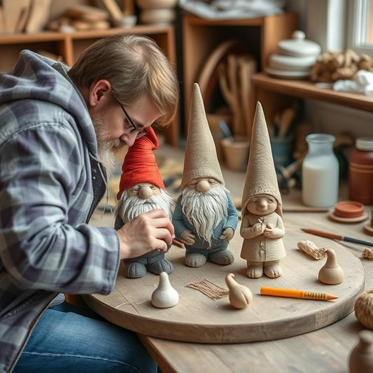 How to Craft Your Own Charming Gnomes with Air-Dried Clay