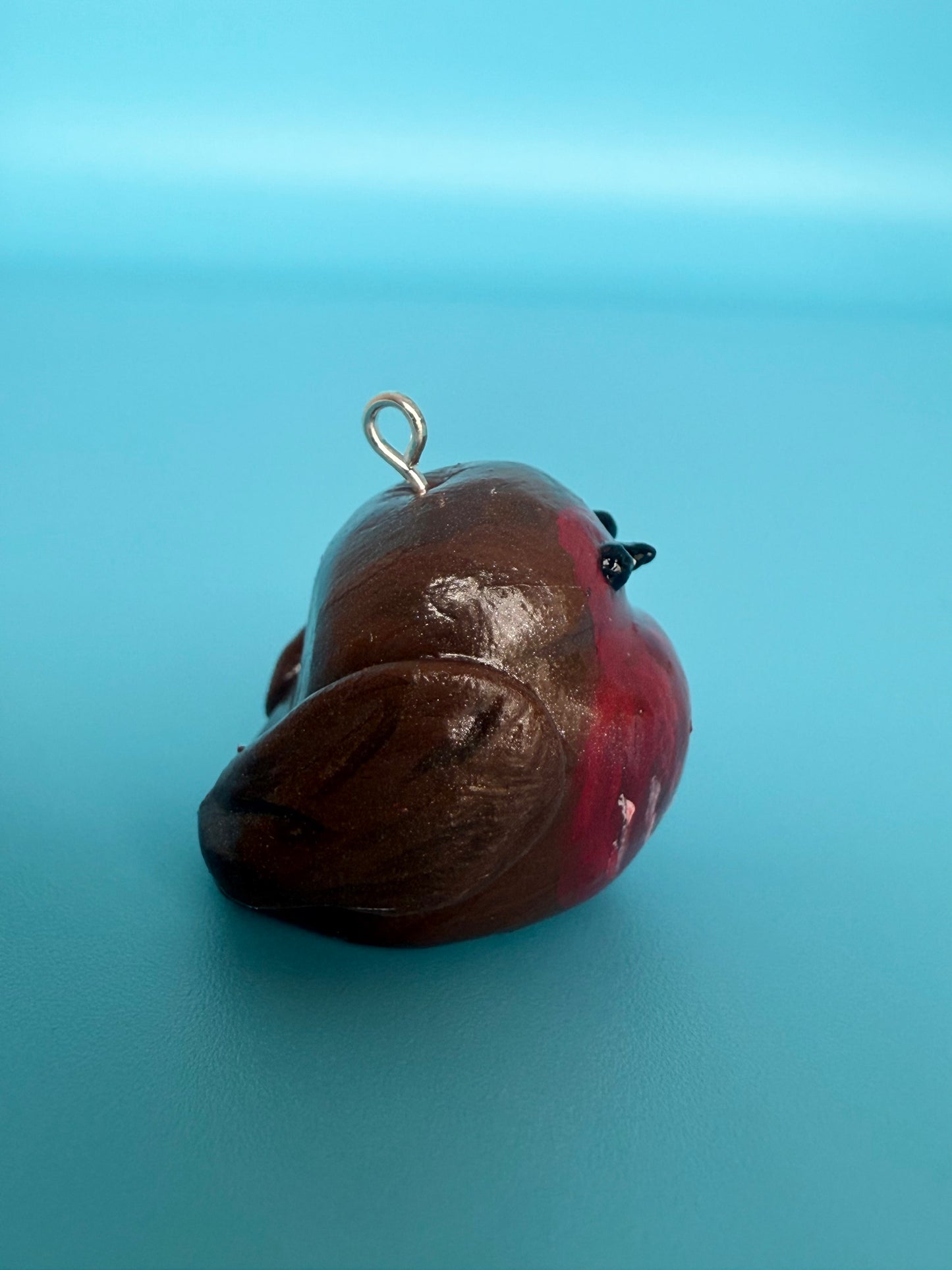 Tiny Robin Charm Desk Buddy, 0.75-Inch Clay Figure