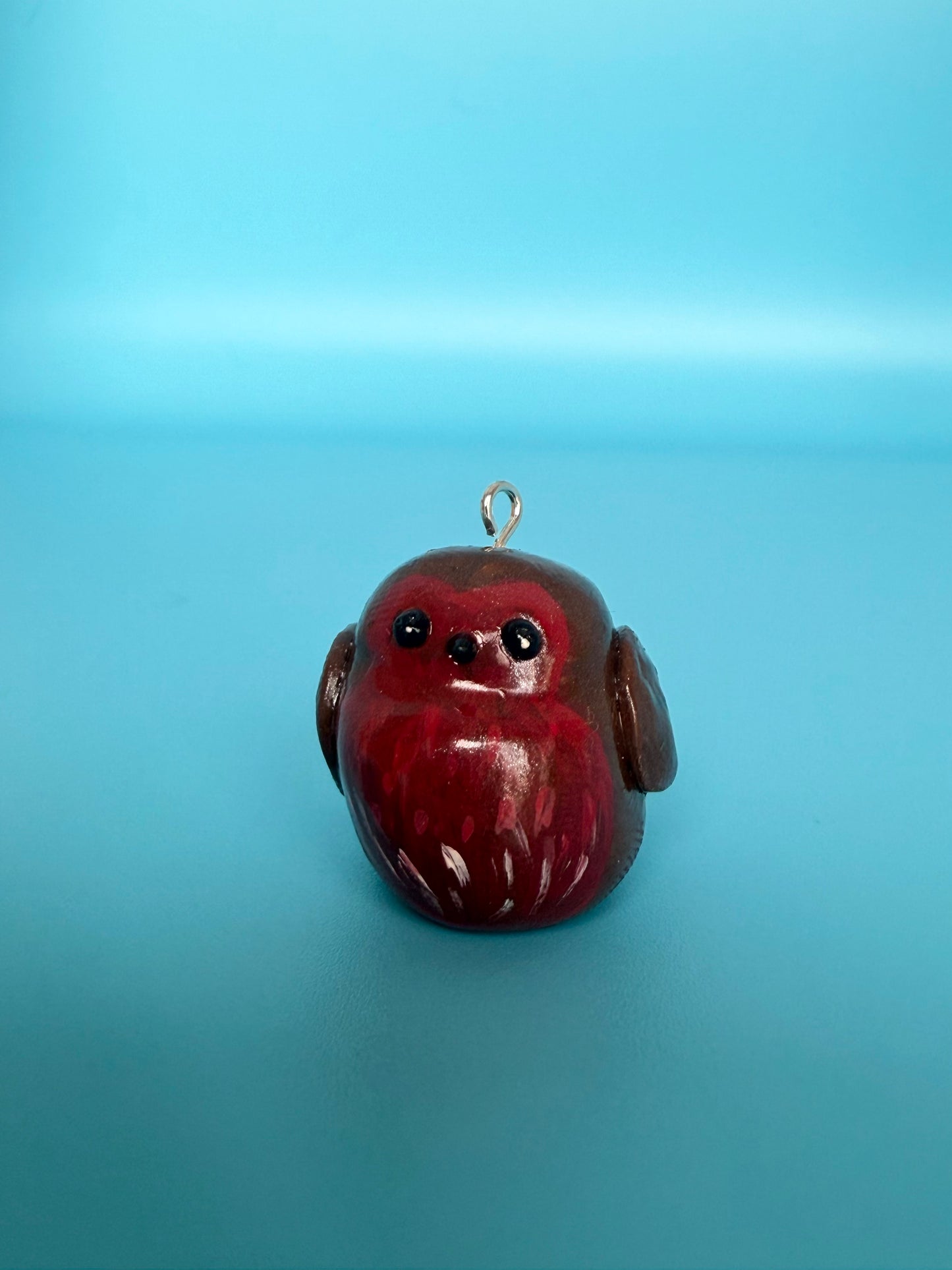 Tiny Robin Charm Desk Buddy, 0.75-Inch Clay Figure